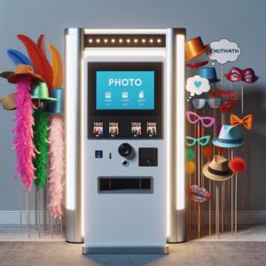 Interactive photo booth setup