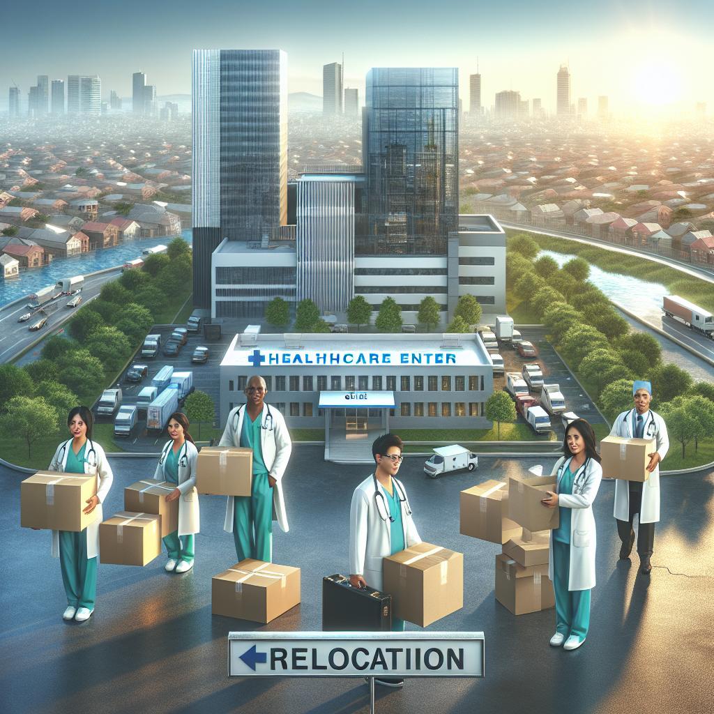 Healthcare center relocation concept