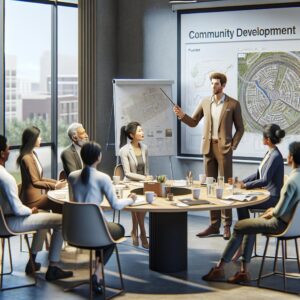 Community Development Meeting Illustration