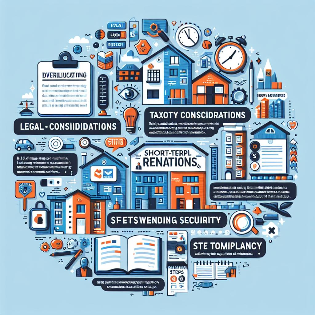 Short-term rental regulations infographic.