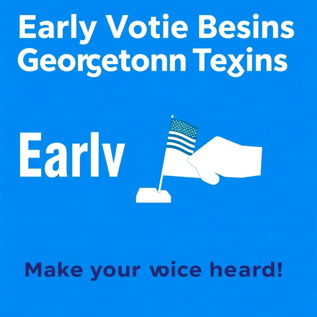 Early Voting Begins in Georgetown, TX: Be Prepared to Make Your Voice Heard!