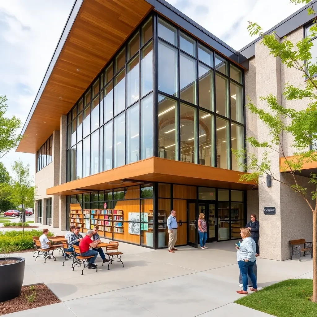 Cedar Park Unveils Modern Public Library, Promoting Learning and Community Engagement