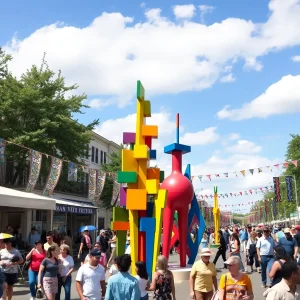 Leander Unveils Stunning New Sculpture "Cascade" at Community Celebration