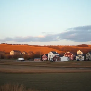 Serene landscape representing the legacy of a former president.