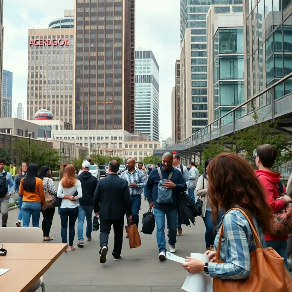 Austin cityscape symbolizing job opportunities and community growth