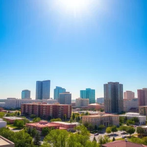 Skyline of Georgetown Texas with new developments