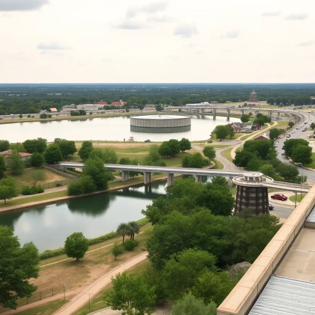 Water supply infrastructure in Georgetown, Texas