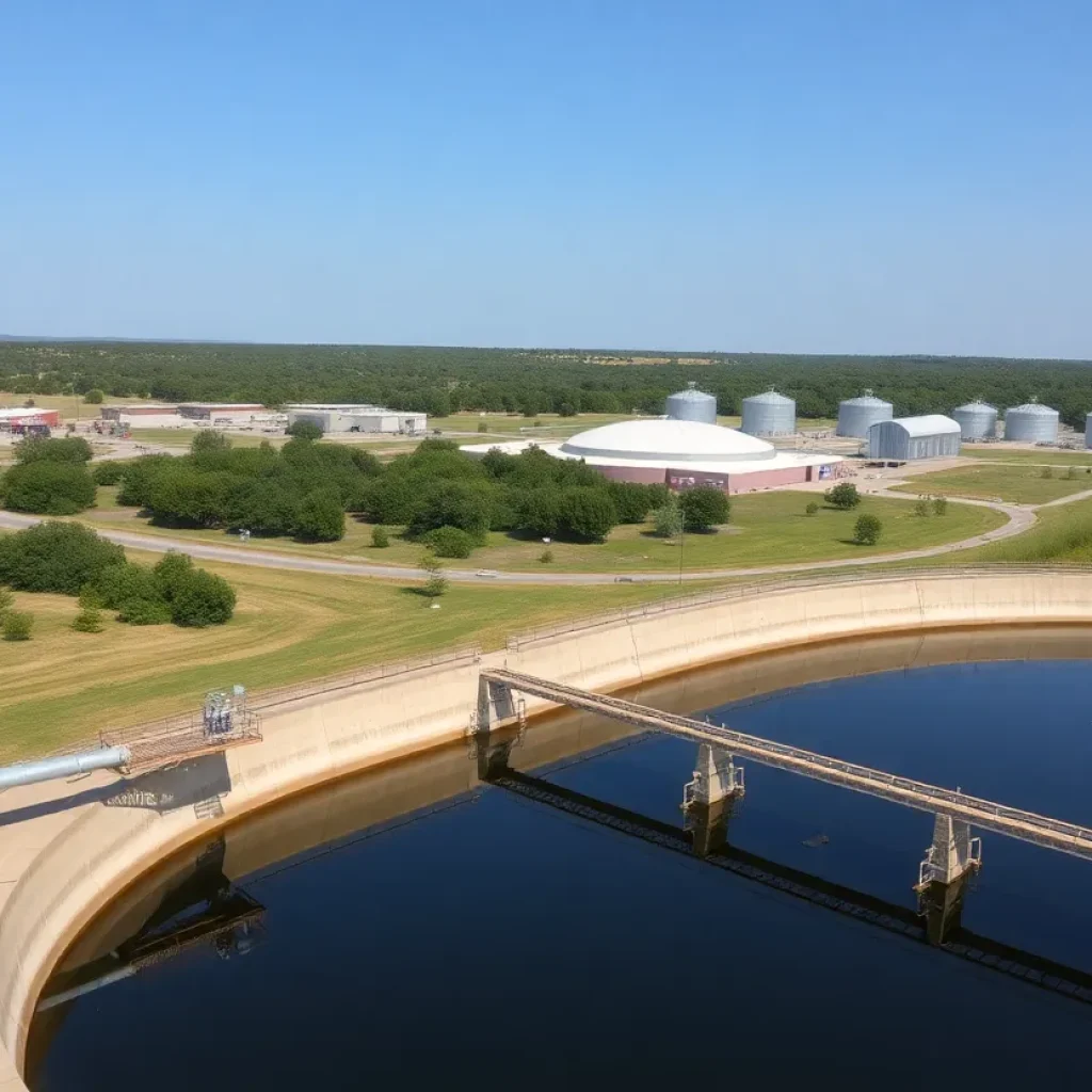 Modern water infrastructure in Liberty Hill, Texas