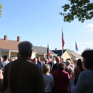 Community gathering in remembrance of former president Jimmy Carter