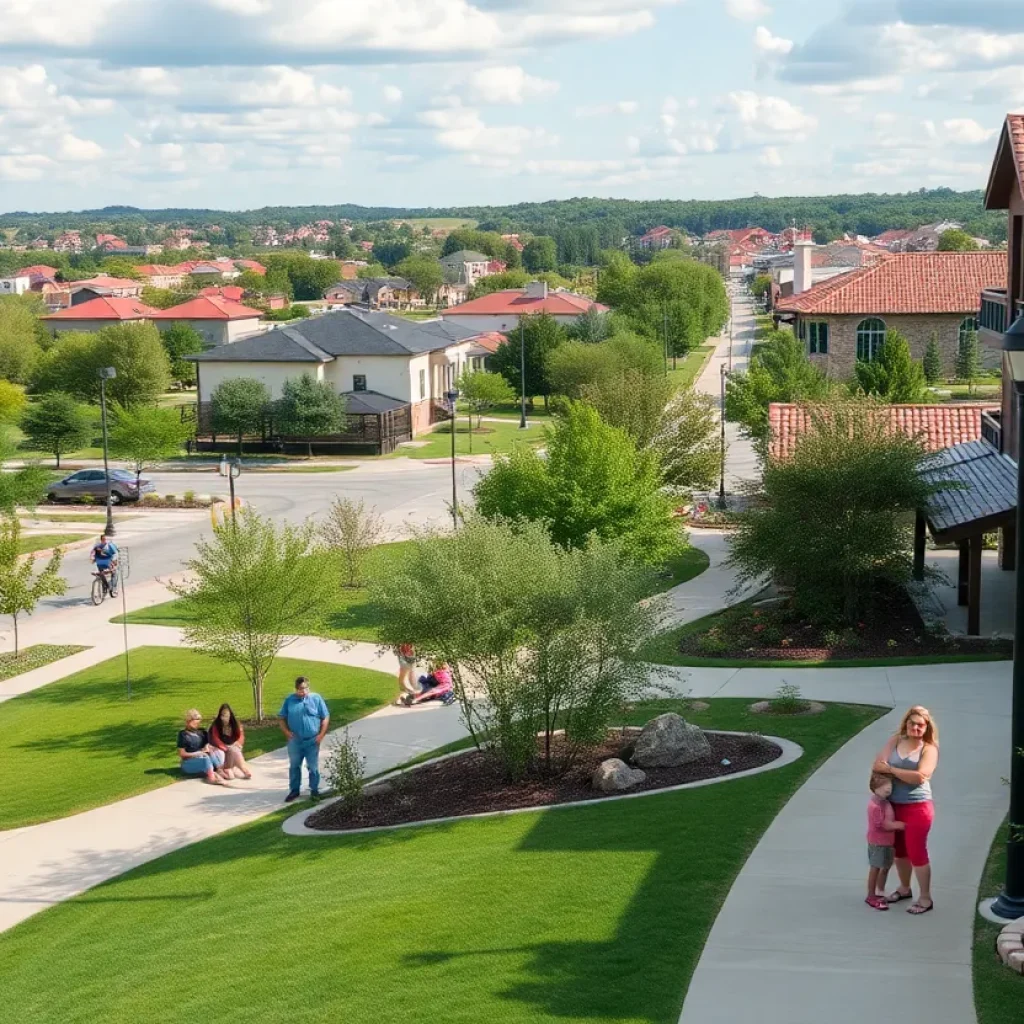 Scenic view of Round Rock highlighting safe community spaces