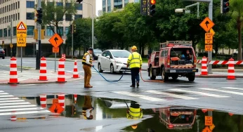 Cedar Park Responds to Hydraulic Oil Spill