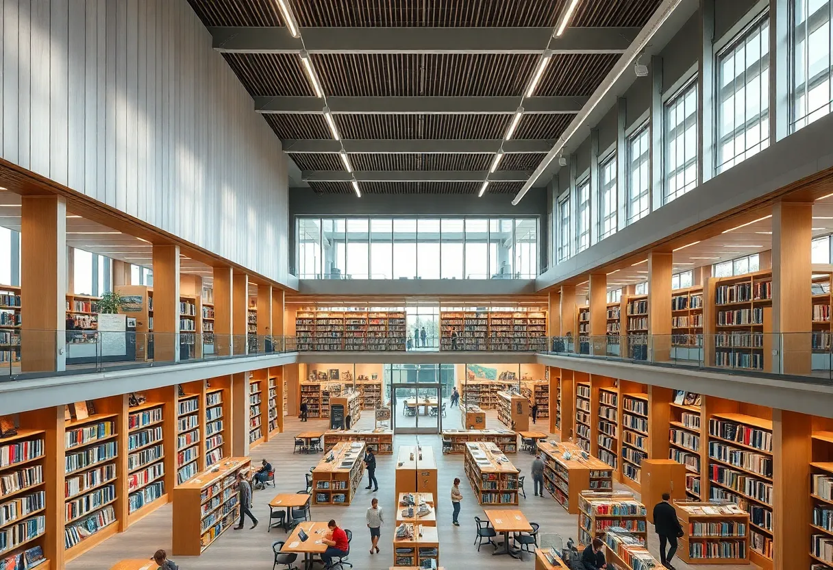 Conceptual design of Georgetown Library expansion