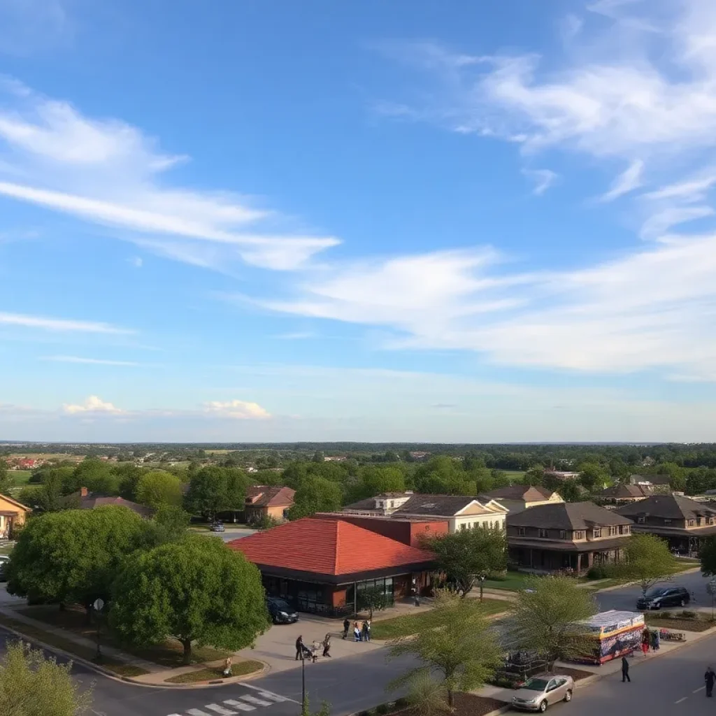 Scenic view of Georgetown Texas neighborhood