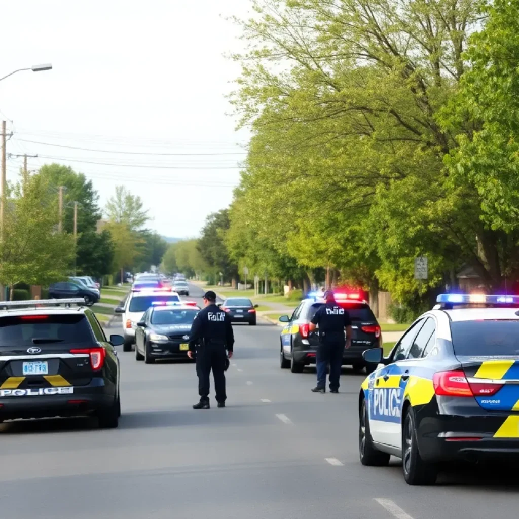 Police responding to a domestic disturbance in Round Rock