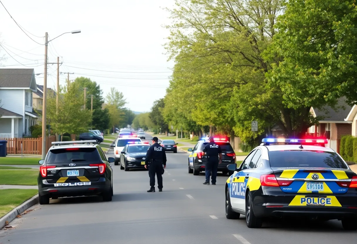 Police responding to a domestic disturbance in Round Rock