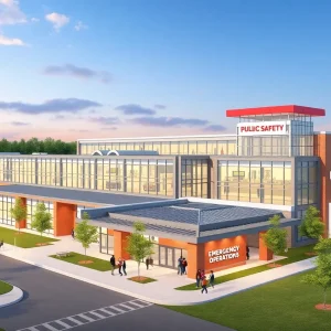 Rendering of Cedar Park's new Public Safety Training Facility