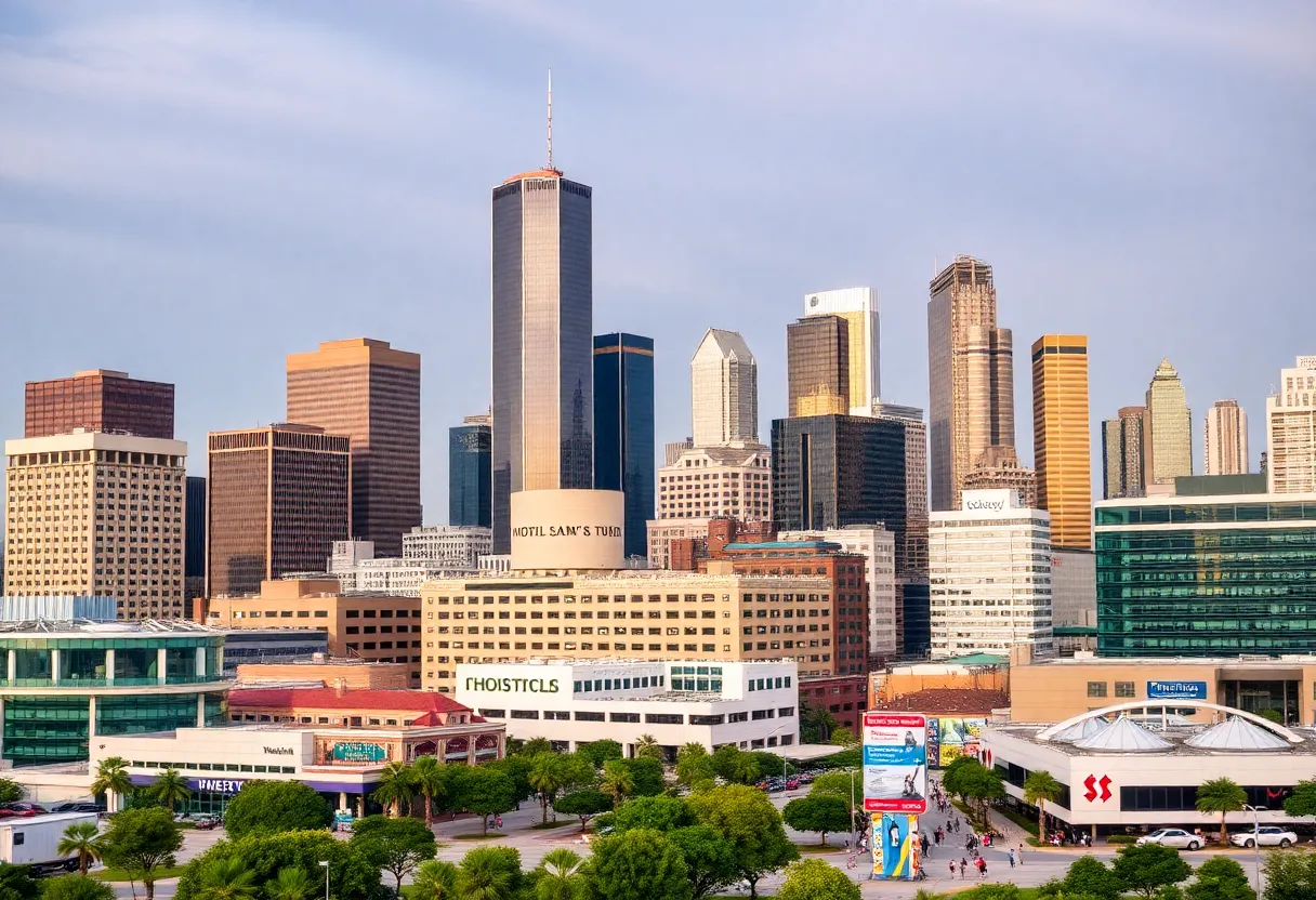 Houston City Skyline