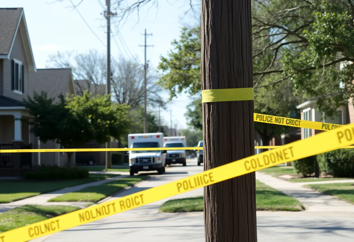 Scene of a shooting incident in North Austin