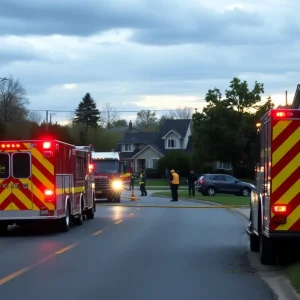 Emergency responders managing a gas leak in Pflugerville