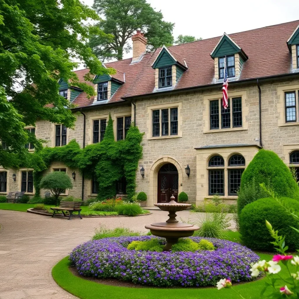 Renovated Stagecoach Inn in Round Rock surrounded by nature.