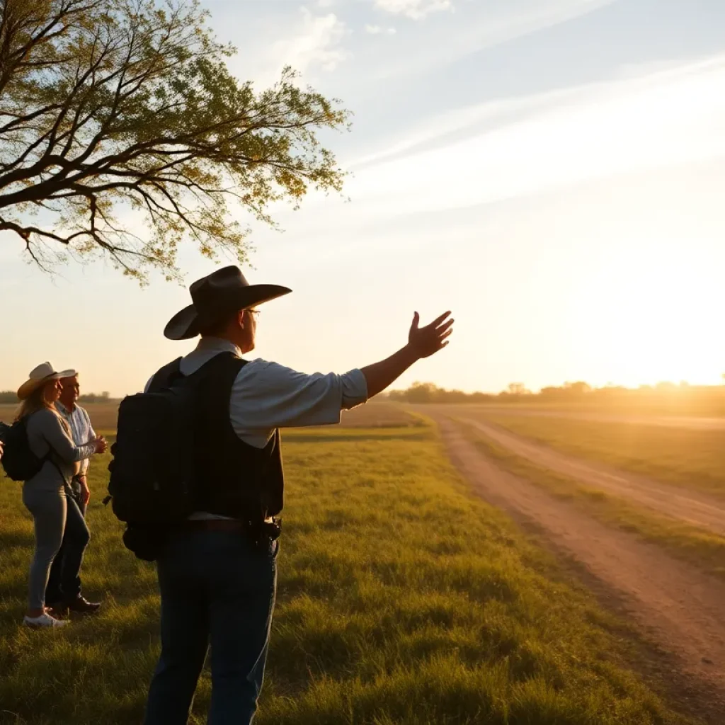 Celebration in a Texas community after the safe return of a missing person.