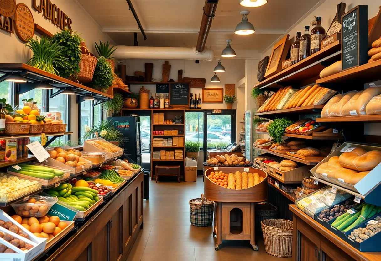 Last days at Thom's Market showing vibrant produce and community spirit.
