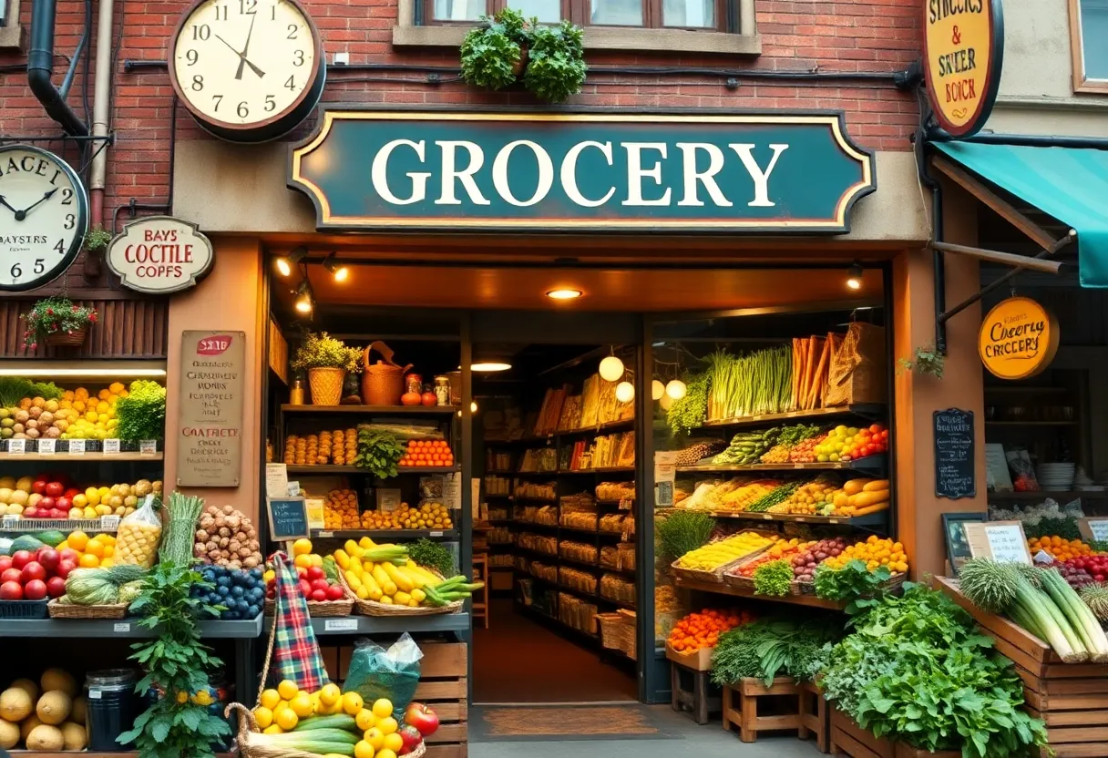Thom's Market exterior with local goods